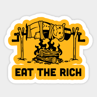 Eat The Rich Sticker